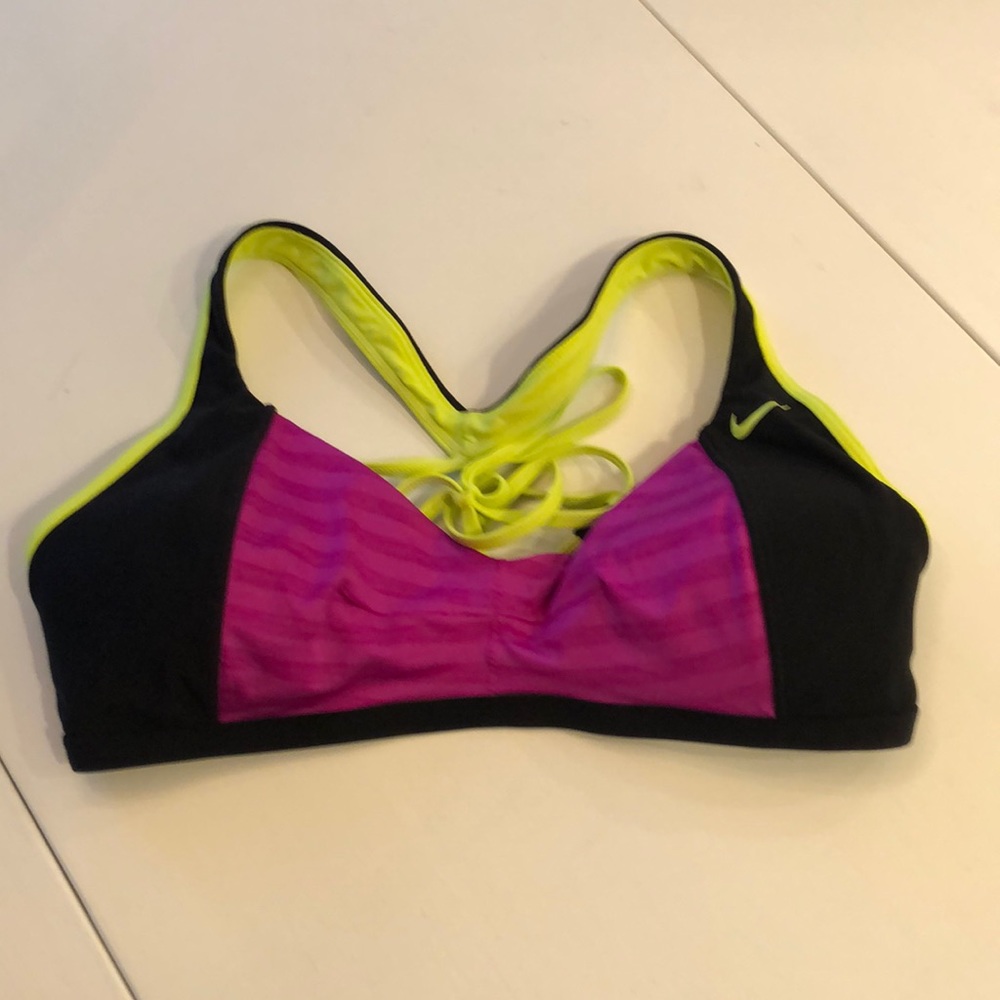 Nike Bikini Top w Inserts, cross-back and tie. 16